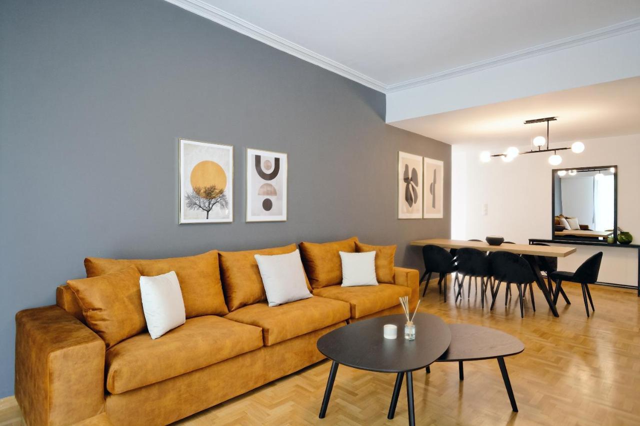 Elegant Big Apartment In Athens Center With Balcony Exterior foto